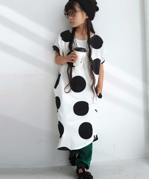 Antiqua キッズビッグドットドルマンワンピース Buyee 通販代理購入サービス Zozotownでお買い物