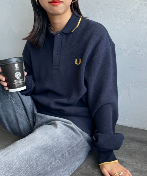 FredPerryフレッドペリーイングランド製ポロシャツ半袖リンガーtシャツ黒L FredPerryフレッドペリーイングランド製ポロシャツ半袖リンガーt