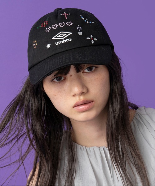 む*ぎ様 【UMBRO×Casselini】ストーンCAP/アイボリー/新品/週 Casselini キャップ 帽子 「UMBRO × Casselini」 ストーンCAP