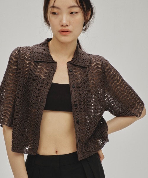 TODAYFUL | 【TODAYFUL/トゥデイフル】Lace Knit Shirts/レース