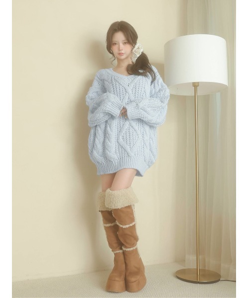 フェイクムートンニーハイブーツ DARICH | フェイクムートンニーハイブーツ - Buyee, an Online Proxy