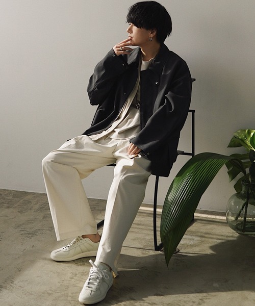 【 WYM LIDNM 】 FLIGHT BLOUSON / CHARCOAL WYM LIDNM | LIGHT WEIGHT WIDE FLIGHT BLOUSON - Buyee, an