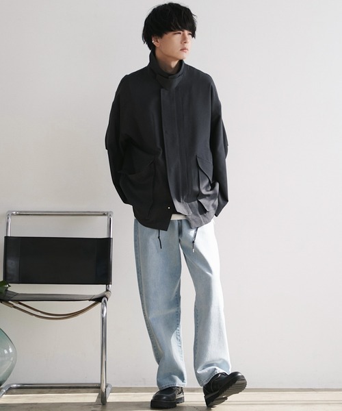 WYM LIDNM | LIGHT WEIGHT WIDE FLIGHT BLOUSON - Buyee, an Online