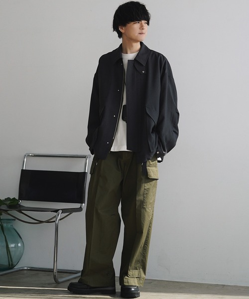 WYM LIDNM | LIGHT WEIGHT WIDE FLIGHT BLOUSON - Buyee, an