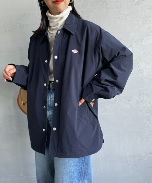 DANTON ダントン コーチジャケット ネイビー 楽天市場】DANTON ダントン ピーチタフタ インサレーション