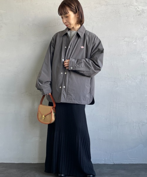 ※ あいうえお 　DANTON ダントン 中綿入り コーチジャケット セール】[DANTON/ダントン] 中綿入り ナイロンコーチジャケット