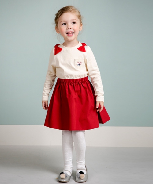 Jelispoon キッズ 長袖ドッキングワンピース フレア チュールリボン Buyee An Online Proxy Shopping Service Shop At Zozotown Bot Online