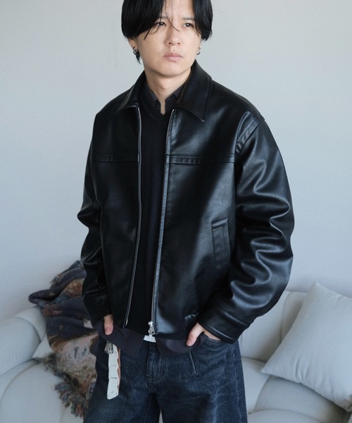 ジャケット・アウター WYM ARTIFICIAL GRAIN ZIP BLOUSON LIDNM WYM LIDNM | ARTIFICIAL GRAIN / FAUX SUEDE ZIP BLOUSON - Buyee, an