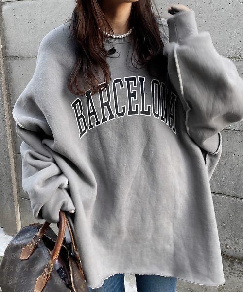 ジェーイーモーガン JEMORGAN ワッフルボーダーラグラン長袖パックTシャツ サーマルパックt インナー パックボーダーTシャツ （ホワイト× ネイビー） -ファッション通販 FASHION WALKER Brandy Melville グレーとネイビーのストライプ長袖トレーナー