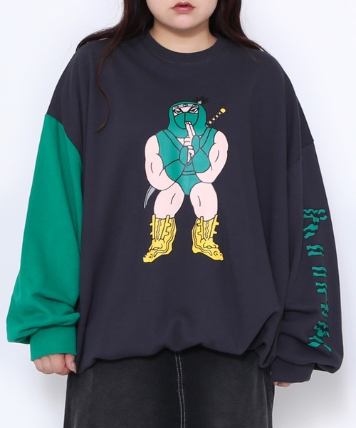 PUNYUS | NINJAバイカラースウェット - Buyee, an Online Proxy