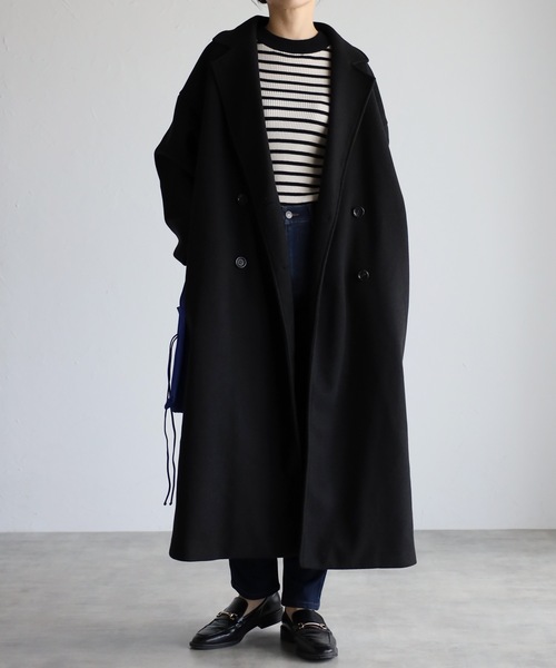 HENON. | GATHERING OVER COAT - Buyee, an Online Proxy Shopping