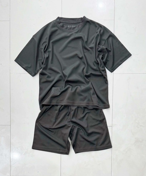 ZI-ON | ドライメッシュ Tシャツ & ハーフパンツ セットアップ