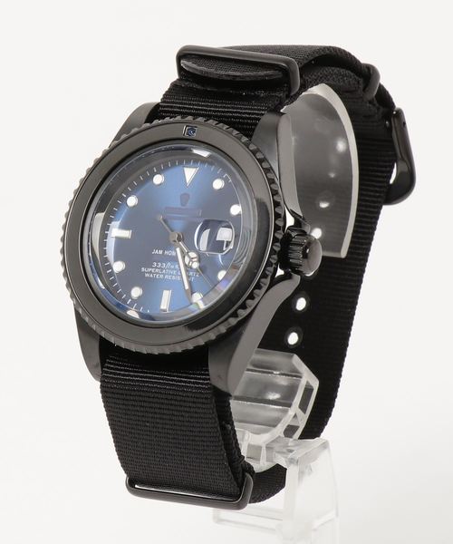 Jam Home Made Jam サファイヤ ウォッチ ミリタリーバンド アナログ 腕時計 シンプル シルバー ブラック クォーツ プレゼント 人気 おしゃれ おすすめ ブランド セール Buyee An Online Proxy Shopping Service Shop At Zozotown Bot Online