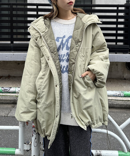 W CLOSET | 【2WAY/2サイズ展開】リバーシブルモンスターコート 
