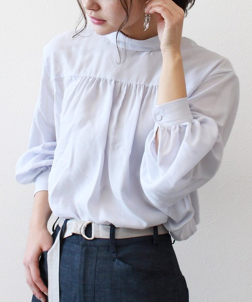 Jines カマイユフェイス 後ろ釦シャツブラウス Buyee日本代購服務 於zozotown購物 Bot Online