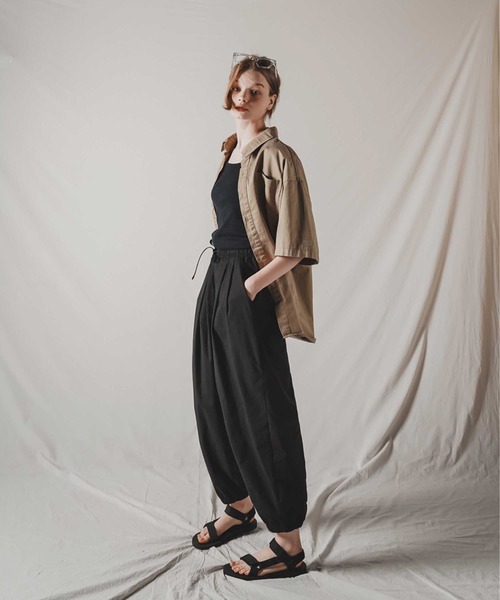 【WV PROJECT】★男女兼用★25SS WASHED COTTON BALLOON PANTS Balloon Pants – Long / YAMMA (ONLINE EXCLUSIVE) | $295.00