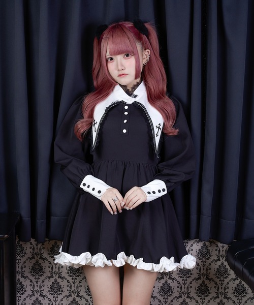 PAL ELFY | つけ襟付きゴシックワンピース/地雷系 - Buyee, an Online