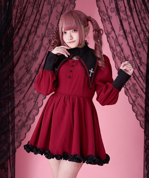 PAL ELFY | つけ襟付きゴシックワンピース/地雷系 - Buyee, an Online