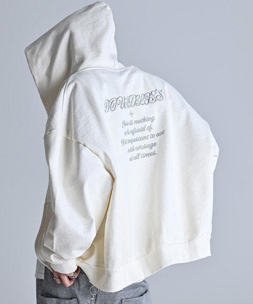 GALFY | 【GALFY】百合の紋紋パーカー / 【ガルフィー】ロゴダブル