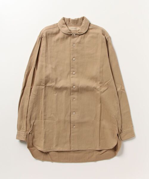 SUZUKI TAKAYUKI | one-piece shawl-collar shirt Ⅱ - Buyee, an 