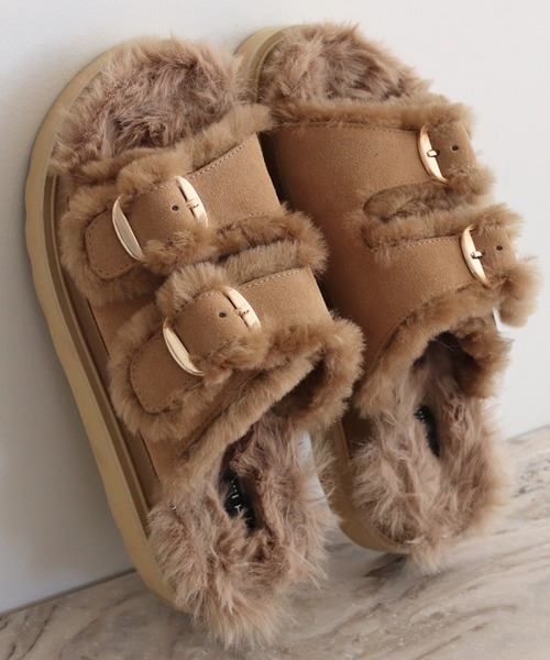 MOHI | 【MOHI／モヒ】 ファーサンダル - Buyee, an Online