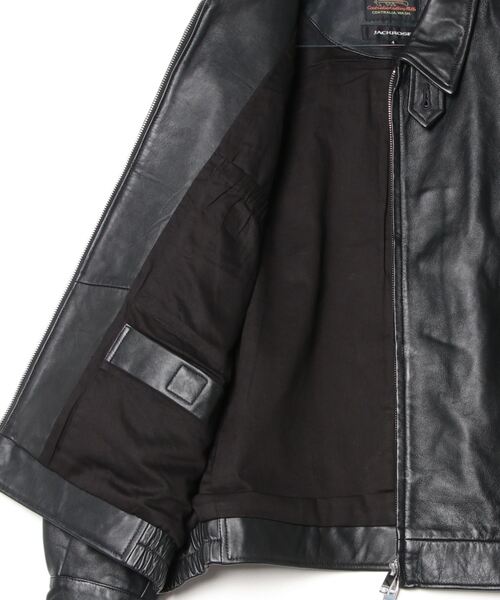 SKOOKUM | SKOOKUM.JE LAMB LEATHER ZIP JACKET - Buyee, an Online