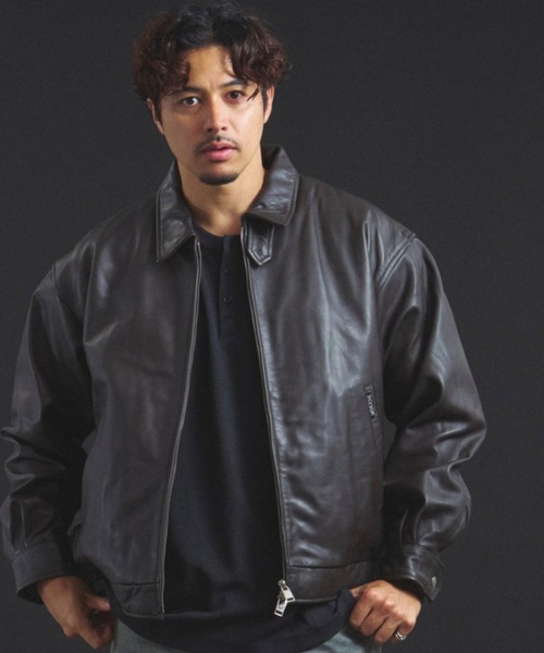 【完売品】SKOOKUM.JE LAMB LEATHER ZIP JACKET SKOOKUM | SKOOKUM.JE LAMB LEATHER ZIP JACKET - Buyee, an Online