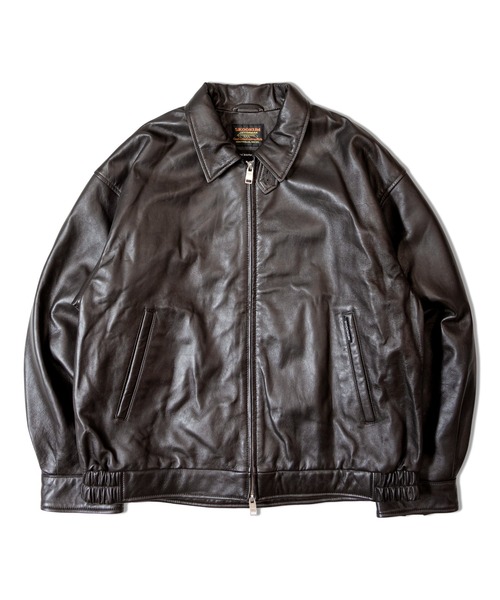 SKOOKUM | SKOOKUM.JE LAMB LEATHER ZIP JACKET - Buyee, an Online