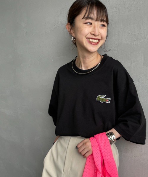 LACOSTE | [LACOSTE/ラコステ] ワニロゴワッペン クルーネックT