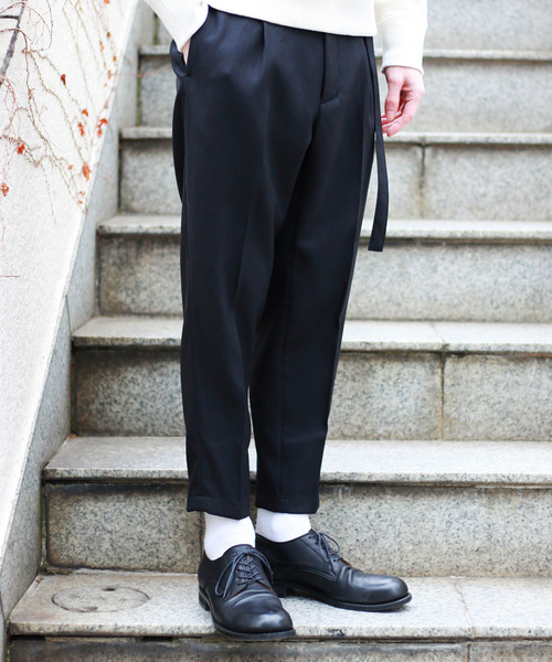 MR.OLIVE | 【セットアップ対応】RETORO POLYESTER TWILL / ベルト付き