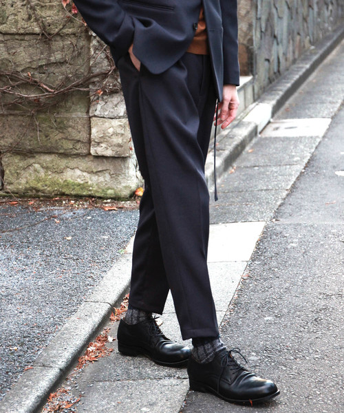 MR.OLIVE | 【セットアップ対応】RETORO POLYESTER TWILL / ベルト付き