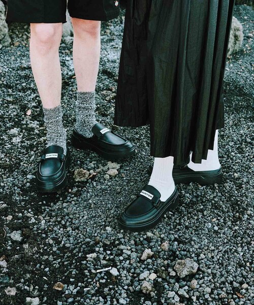 HUNTER | 【HUNTER for ADAM ET ROPE'】別注 LOAFER MULE - Buyee, an