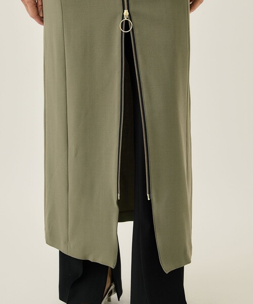 EBONY | 【EBONY/エボニー】ジップロングドレス - Buyee, an