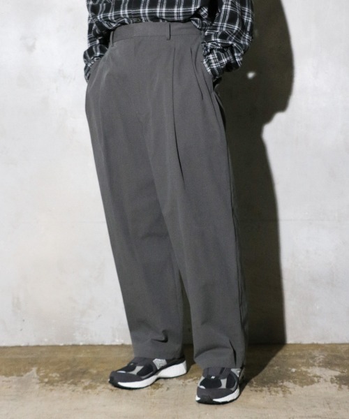 BUKHT | bukht / ブフト 2TUCK WIDE TAPERED TROUSERS ツータック BUKHT | bukht / ブフト 2TUCK WIDE TAPERED TROUSERS ツータック