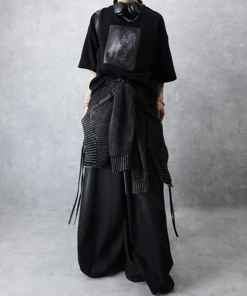 Spielio ヴィンテージライクメッシュニットパーカー Spielio パーカー 「Spielio」Vintage like mesh knit hoodie