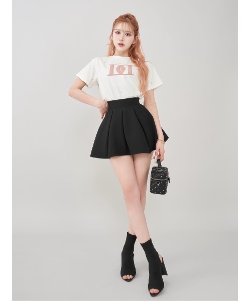 DARICH | キルティングアップリケビジューTシャツ - Buyee, an