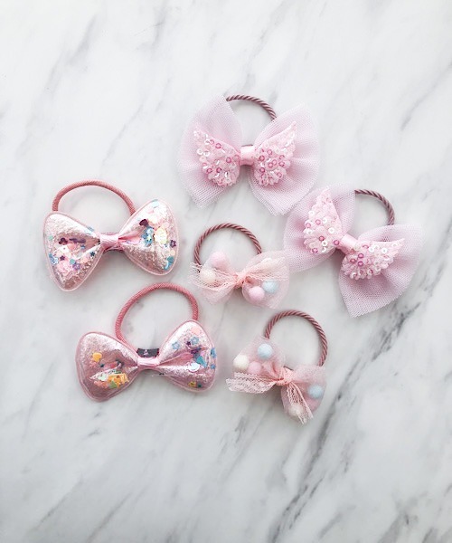 FRANGIPANI | パステルモチーフヘアゴムセット(KIDS） - Buyee, an 