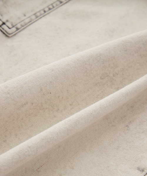 SPIELIO | 【Spielio】Vintage like denim cargo wide pants