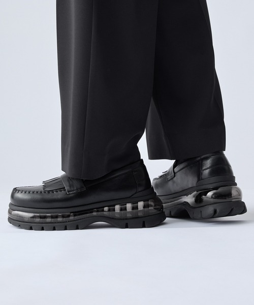 CLEL | 【CLEL】Air Cushion High Sole Loafers/Derby Shoes / エアー
