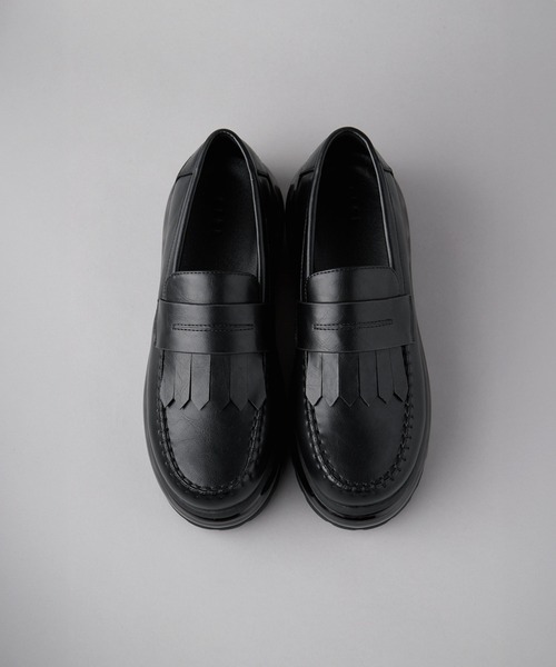 CLEL | 【CLEL】Air Cushion High Sole Loafers/Derby Shoes