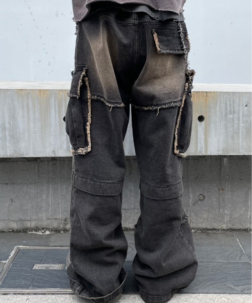 パンツ XU grunge cargo denim pants XU | 【XU】grunge cargo denim pants - Buyee, an Online Proxy