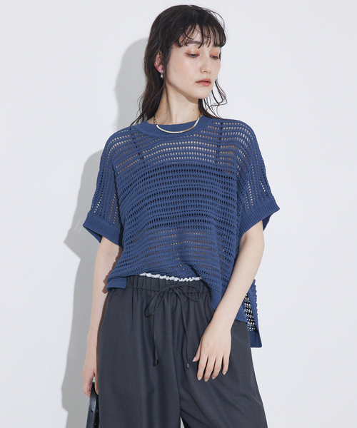 ブラウス シャツ フロントラッフルノースリーブブラウス/夏服/オフィスカジュアル/ノースリーブトップス レディース セール】フロントラッフルノースリーブブラウス/夏服/オフィス