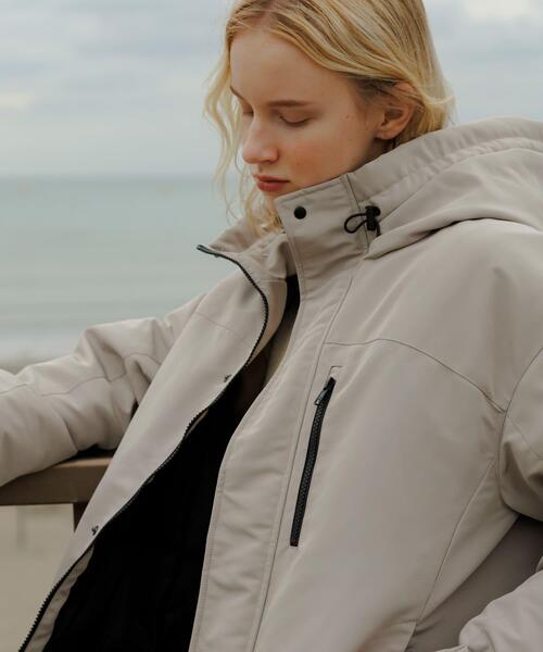 URBAN RESEARCH SONNY LABEL | フーディーダウンジャケット - Buyee