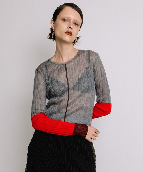 AULA AILA | シアーリブニット - Buyee, an Online Proxy Shopping