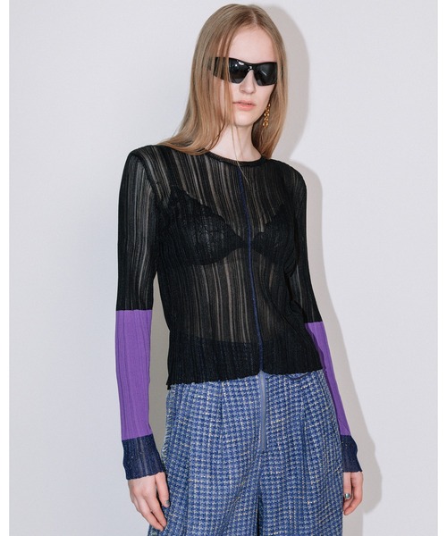 AULA AILA | シアーリブニット - Buyee, an Online Proxy Shopping