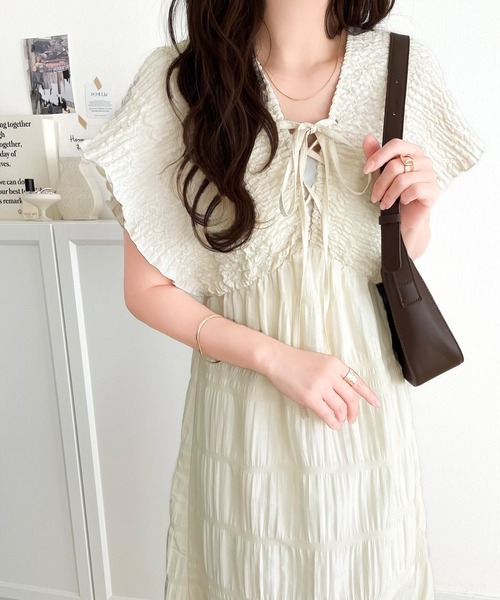 My shawty⭐︎ shiny frill dress green 61g2KAyglUL._SY350_QL65_.jpg
