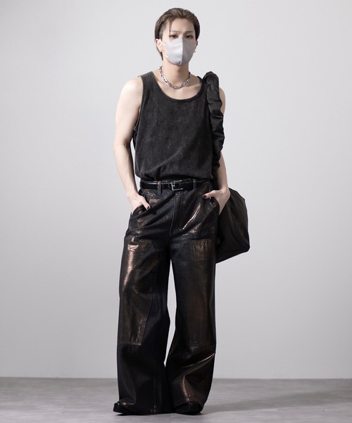 CLEL | 【CLEL】Specially Processed Double Knee Denim Pants CLEL | 【CLEL】Specially Processed Double Knee Denim Pants