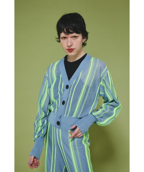 HeRIN.CYE ランダムパターンカーディガン HERIN.CYE | Ramdom patten cardigan ランダムパターン