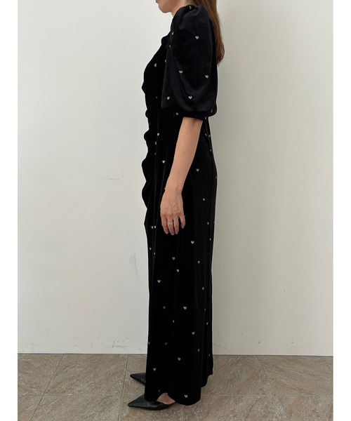 ET.UNIVER | Sweetheart velour dress - Buyee, an Online Proxy