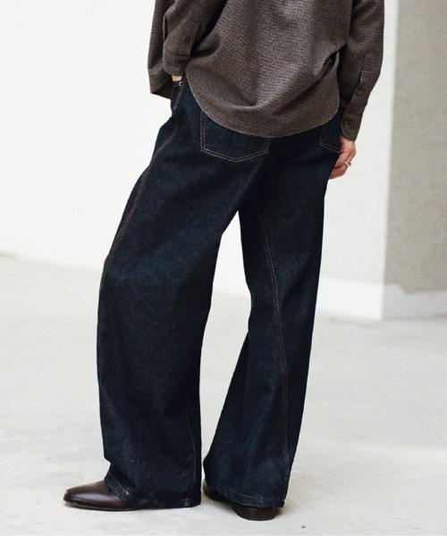 WYM LIDNM | VINTAGE WASHED CURVED DENIM - Buyee, an Online Proxy